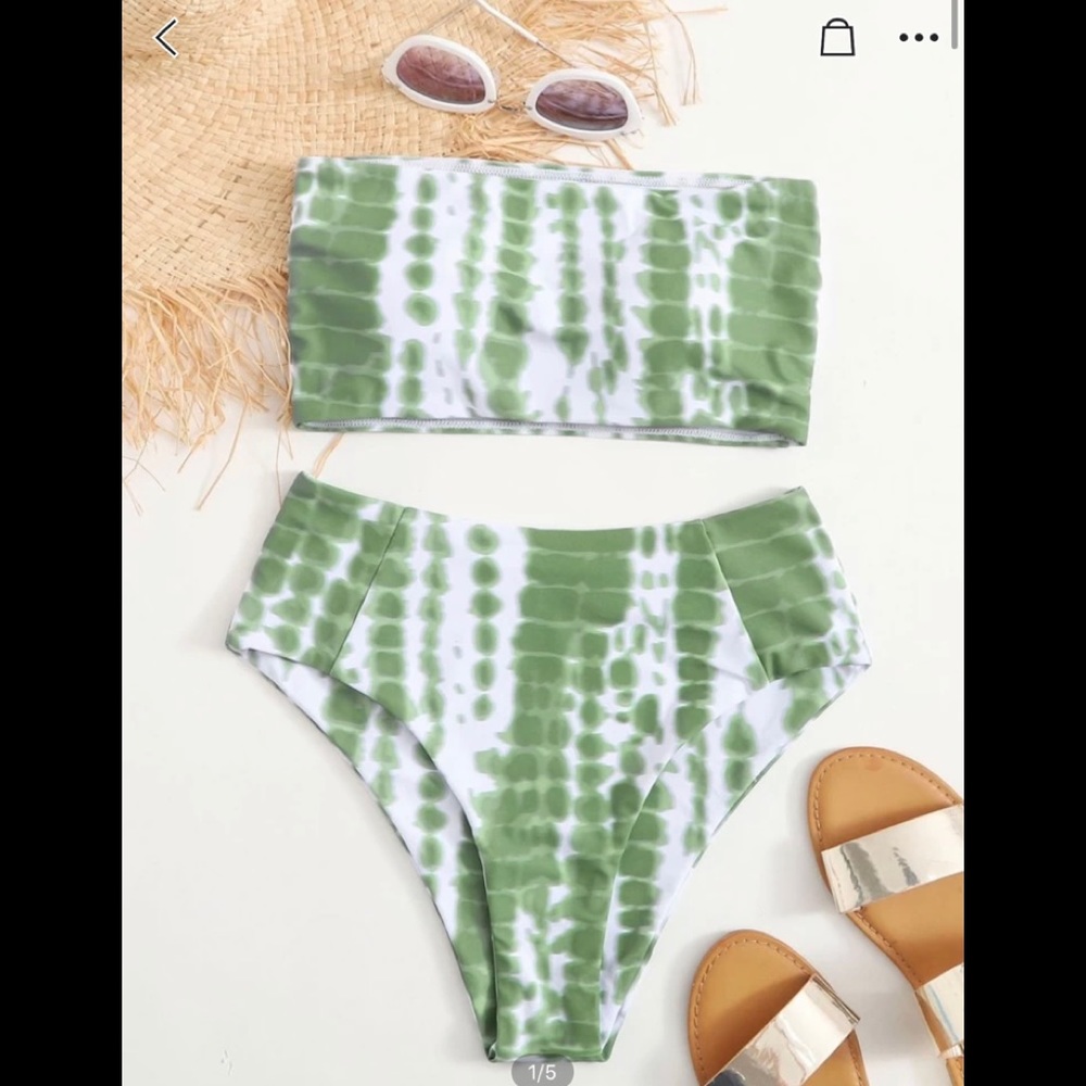 SHEIN Bandeau Bikini Set